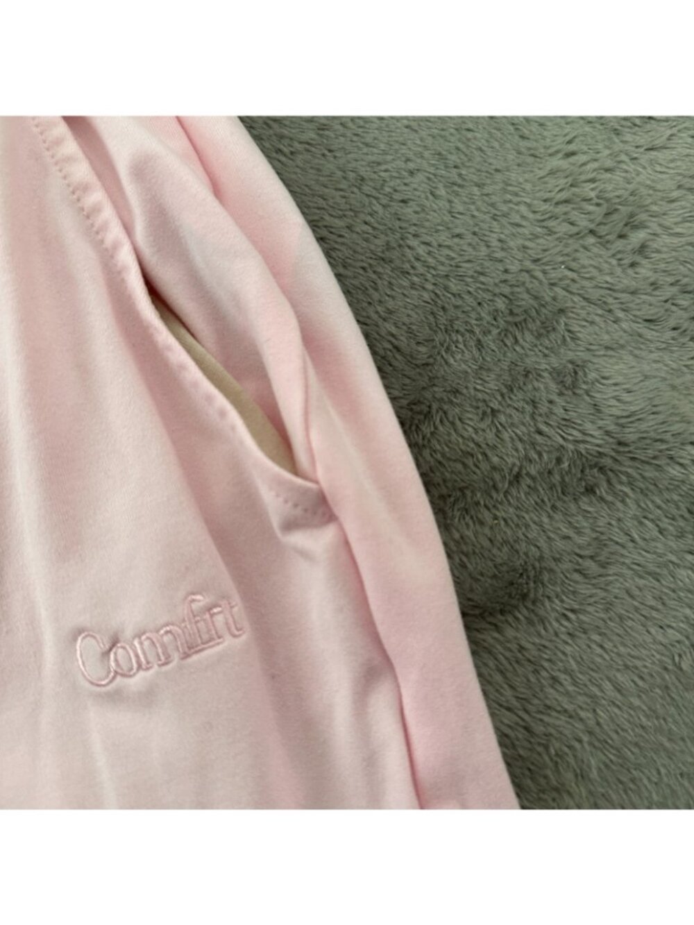 Comfrt Pink All Day Jersey Set Pink SMALL Lightweight Stretchy Joggers Hoodie - Picture 8 of 9